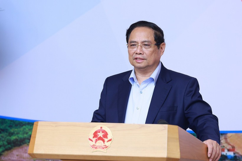 Prime Minister Pham Minh Chinh speaks at the 19th meeting of the State Steering Committee for National Key Transport Projects on July 31. (Photo: VNA) vna-potal-thu-tuong-chu-tri-hoi-nghi-so-ket-cac-du-an-cong-trinh-quan-trong-quoc-gia-8182024.jpg