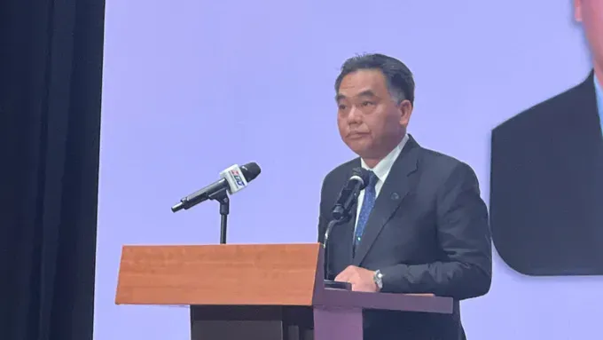 Vice Chairman of the Ho Chi Minh City People’s Committee Nguyen Loc Ha speaks at the meeting. (Photo: SGGP) z6902551540832-e9c6d6e5d214ee8eb487ea614b3134ff-3250-320.jpg