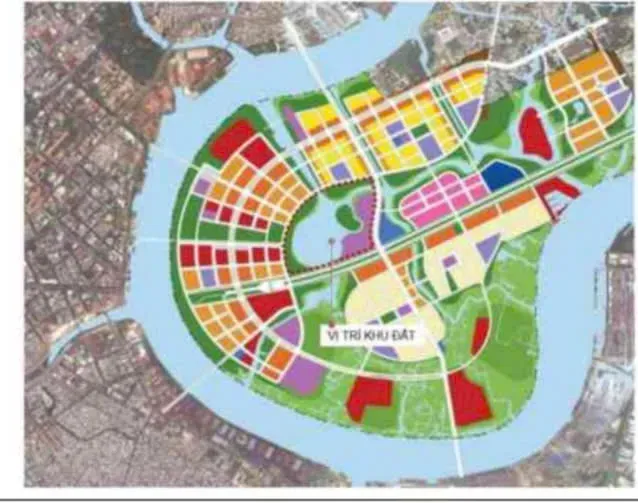 Proposed site for Ho Chi Minh City’s New Administrative Center (Photo: SGGP) thu-thiem-9867-711.jpg
