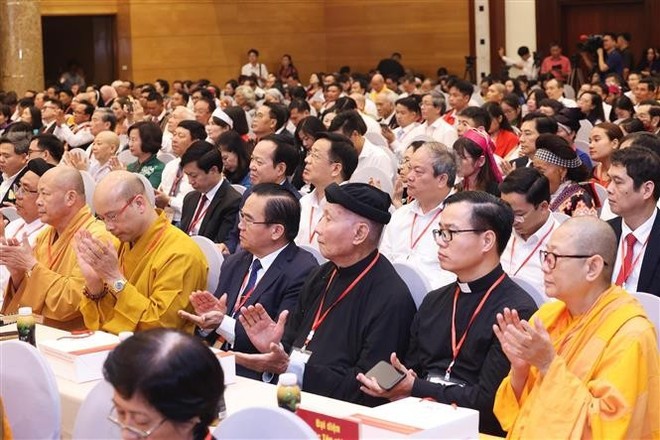 Delegates from walks of life at the meeting (Photo: VNA) he-9982.jpg