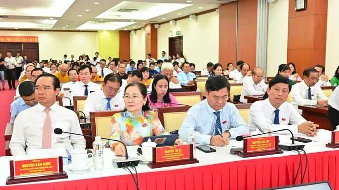 Delegates attend the meeting. (Photo: SGGP) 12.jpg