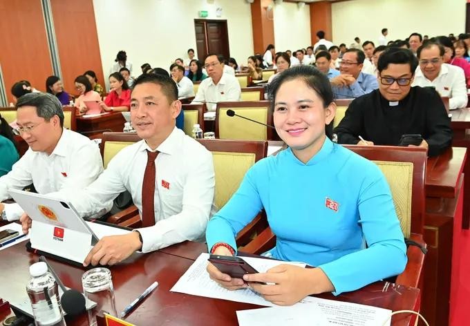 Delegates attend the meeting. (Photo: SGGP) 15.jpg