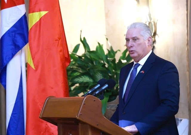 First Secretary of the Communist Party of Cuba Central Committee and President of Cuba Miguel Diaz-Canel Bermudez (Photo: VNA) 447078_01.jpg