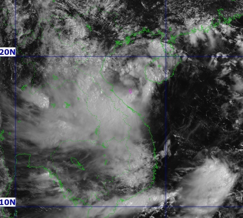 The location of Storm Nongfa's centre at 10am on August 30, 2025. (Photo published by VNA) storm-nongfa.jpg