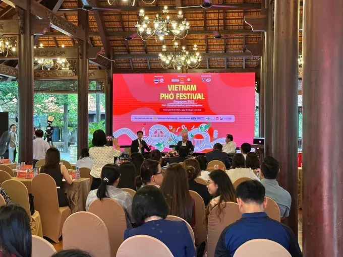 At the press conference of the 2025 Vietnam Pho Festival (Photo: SGGP) ong-6235-9004.jpg