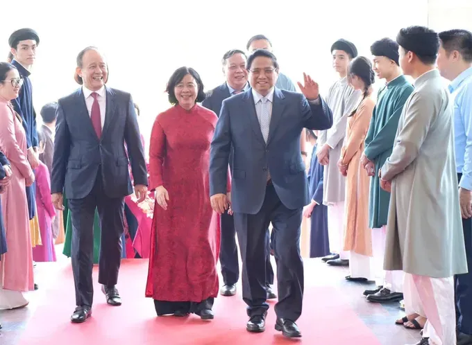 Prime Minister Pham Minh Chinh attends Hanoi's Patriotic Emulation Congress for the 2025 – 2030 period on October 10. (Photo: SGGP) z7100636789891-f71331fb1998db1f478703b0c91fa066-2309-685.jpg