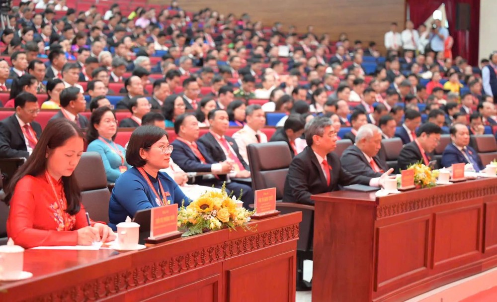 Delegates attend the preparatory session of the 1st Congress of the Ho Chi Minh City Party Committee for the 2025–2030 term. (Photo: SGGP) 20.jpg
