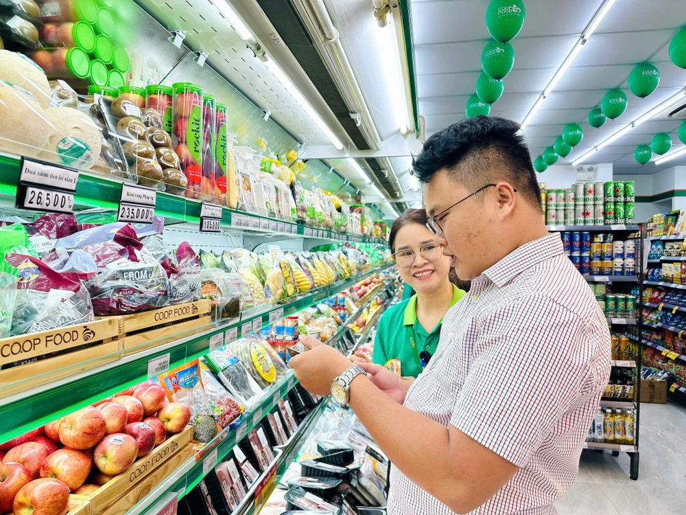 Một cửa hàng Co.op Food vừa được khai trương cuối tháng 2-2025