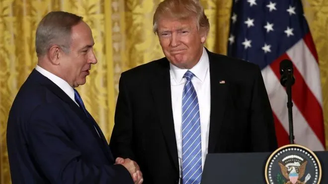 Tổng thống Mỹ Donald Trump tiếp Thủ tướng Israel thăm Mỹ tháng 2-2017