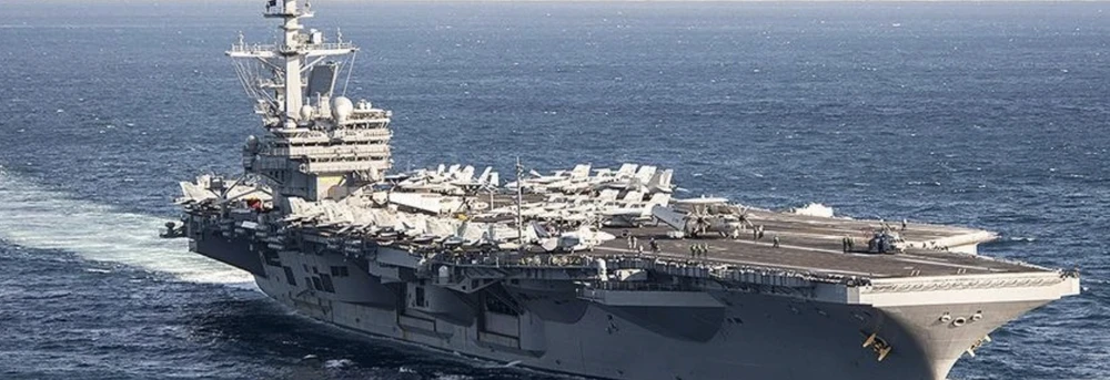 Tàu sân bay USS Theodore Roosevelt. Ảnh: ANADOLU