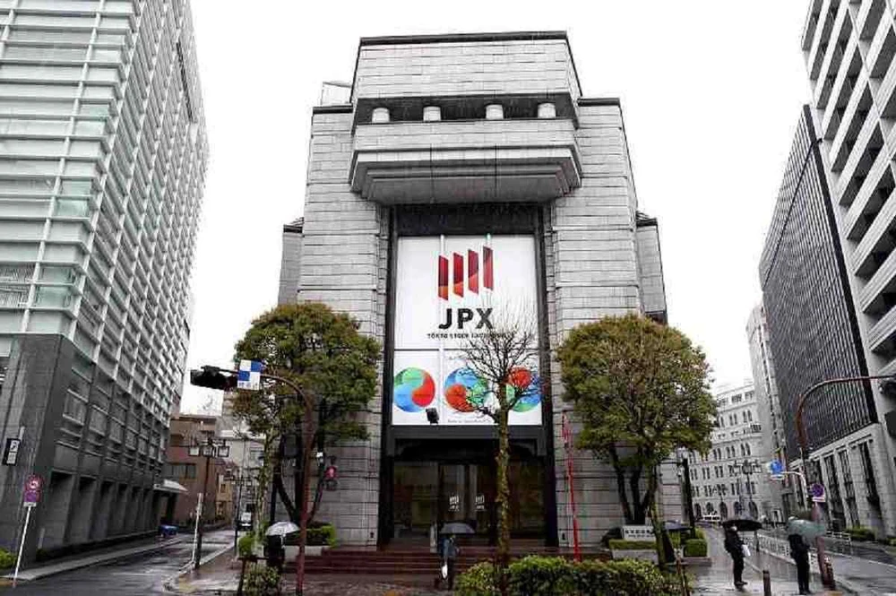 Thị trường chứng khoán Nhật Bản. Ảnh: JAPANNEWS JPX.jpg