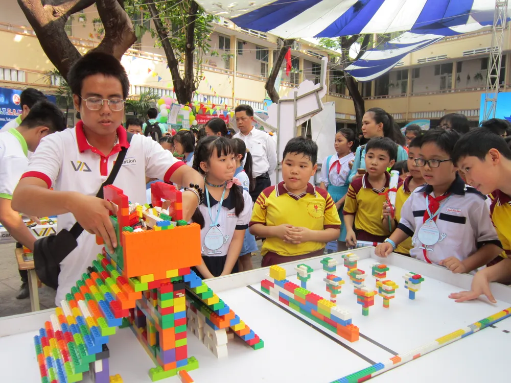 Ngày hội học sinh tiểu học chung tay vì nguồn nước sạch ảnh 1 Ngày hội học sinh tiểu học chung tay vì nguồn nước sạch ảnh 1