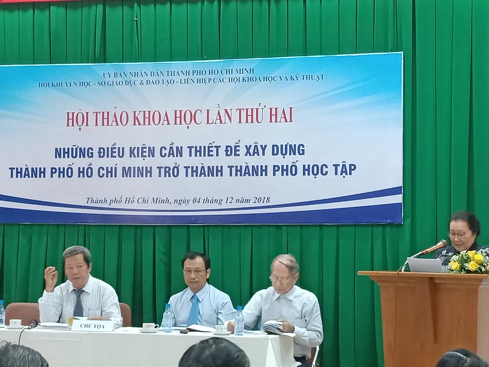Xây dựng mô hình giáo dục mở để TPHCM trở thành thành phố học tập ảnh 1 Xây dựng mô hình giáo dục mở để TPHCM trở thành thành phố học tập ảnh 1
