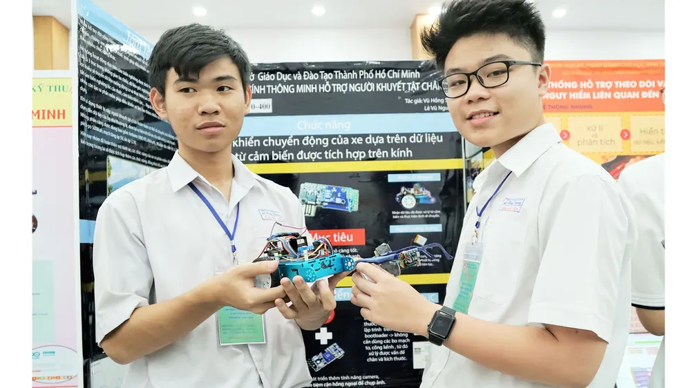 TPHCM: Hơn 100 đề tài nghiên cứu khoa học của học sinh trung học vào vòng chung kết ảnh 1 TPHCM: Hơn 100 đề tài nghiên cứu khoa học của học sinh trung học vào vòng chung kết ảnh 1