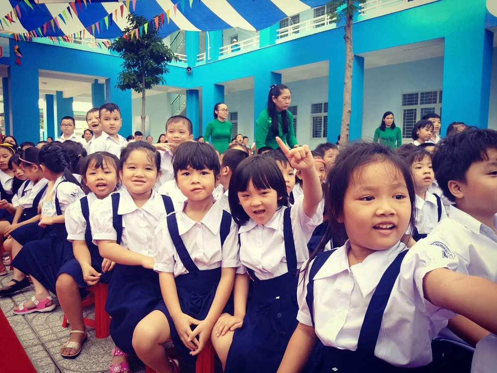Khánh thành và khai giảng Trường Tiểu học Phan Huy Ích (quận Tân Bình) ảnh 4 Khánh thành và khai giảng Trường Tiểu học Phan Huy Ích (quận Tân Bình) ảnh 4
