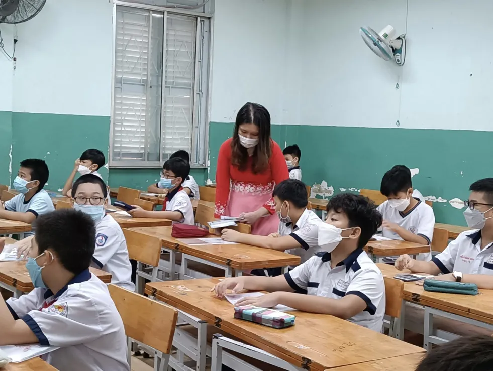 TPHCM: Thí sinh tự tin trước giờ tham gia khảo sát vào lớp 6 Trường THPT chuyên Trần Đại Nghĩa ảnh 7