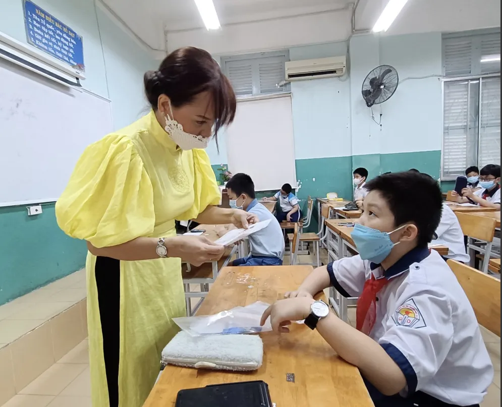 TPHCM: Thí sinh tự tin trước giờ tham gia khảo sát vào lớp 6 Trường THPT chuyên Trần Đại Nghĩa ảnh 6