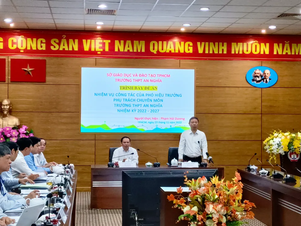 TPHCM: 11 ứng viên bước vào vòng 2 kỳ thi tuyển dụng cán bộ quản lý tại 3 trường THPT ảnh 2 TPHCM: 11 ứng viên bước vào vòng 2 kỳ thi tuyển dụng cán bộ quản lý tại 3 trường THPT ảnh 2
