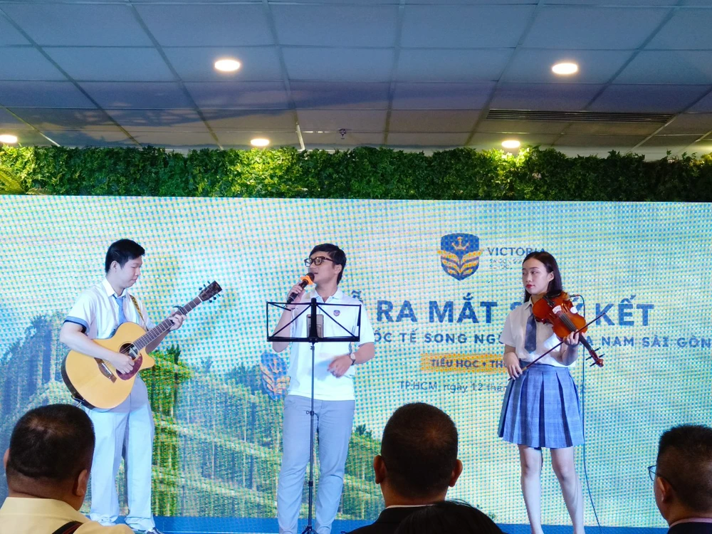 TPHCM: Ra mắt trường liên cấp quốc tế song ngữ đầu tiên theo mô hình “Trường học hạnh phúc“ ảnh 2 TPHCM: Ra mắt trường liên cấp quốc tế song ngữ đầu tiên theo mô hình “Trường học hạnh phúc“ ảnh 2