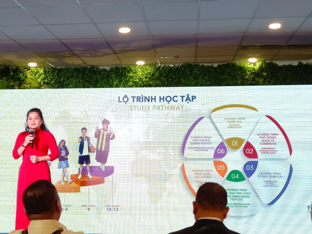 TPHCM: Ra mắt trường liên cấp quốc tế song ngữ đầu tiên theo mô hình “Trường học hạnh phúc“ ảnh 3 TPHCM: Ra mắt trường liên cấp quốc tế song ngữ đầu tiên theo mô hình “Trường học hạnh phúc“ ảnh 3