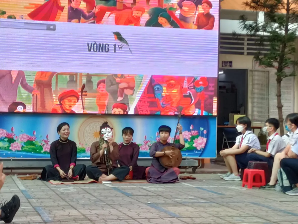 Bộ môn ca trù trở nên gần gũi hơn với học sinh Bộ môn ca trù trở nên gần gũi hơn với học sinh