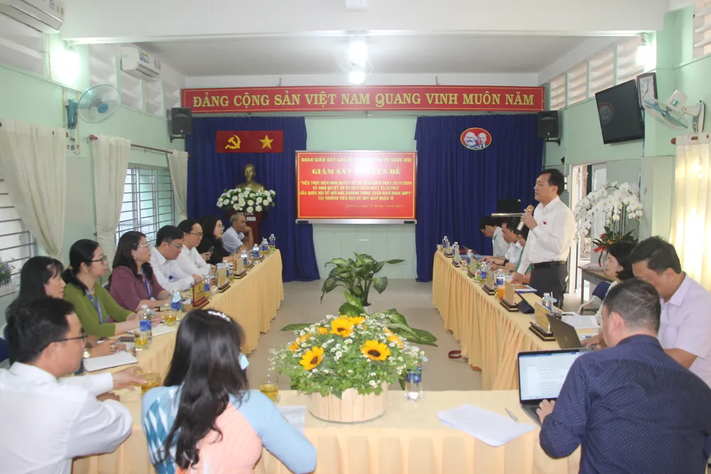 Toàn cảnh buổi làm việc