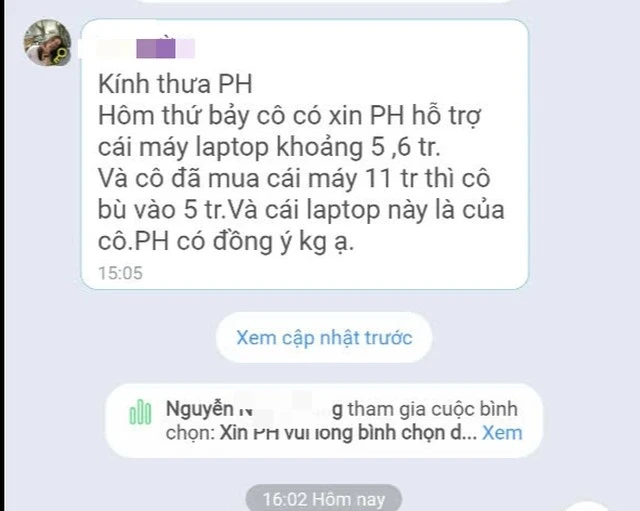 Giáo viên không soạn đề cương do không được phụ huynh hỗ trợ mua laptop