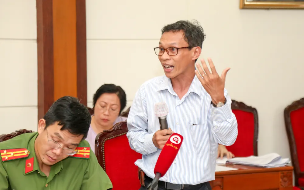 ThS Lưu Đức Quang, Giảng viên Luật, Trường Đại học Kinh tế - Luật ủng hộ việc cấp CCCD cho người gốc Việt Nam không có quốc tịch. Ảnh: THẢO LÊ ThS Lưu Đức Quang, Giảng viên Luật, Trường Đại học Kinh tế - Luật ủng hộ việc cấp CCCD cho người gốc Việt Nam không có quốc tịch. Ảnh: THẢO LÊ