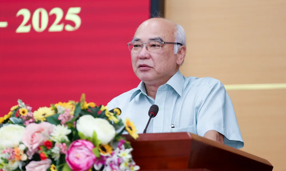 Trưởng Ban Tuyên giáo Thành ủy TPHCM Phan Nguyễn Như Khuê phát biểu tại hội nghị. Ảnh: THẢO LÊ Trưởng Ban Tuyên giáo Thành ủy TPHCM Phan Nguyễn Như Khuê phát biểu tại hội nghị. Ảnh: THẢO LÊ