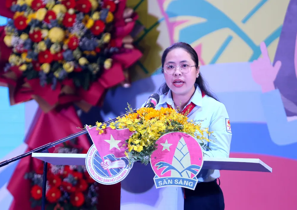 Chị Trịnh Thị Hiền Trân, Phó Bí thư Thành đoàn, Chủ tịch Hội đồng đội TPHCM đánh giá công tác đội và phong trào thiếu nhi. Ảnh: THẢO LÊ Chị Trịnh Thị Hiền Trân, Phó Bí thư Thành đoàn, Chủ tịch Hội đồng đội TPHCM đánh giá công tác đội và phong trào thiếu nhi. Ảnh: THẢO LÊ