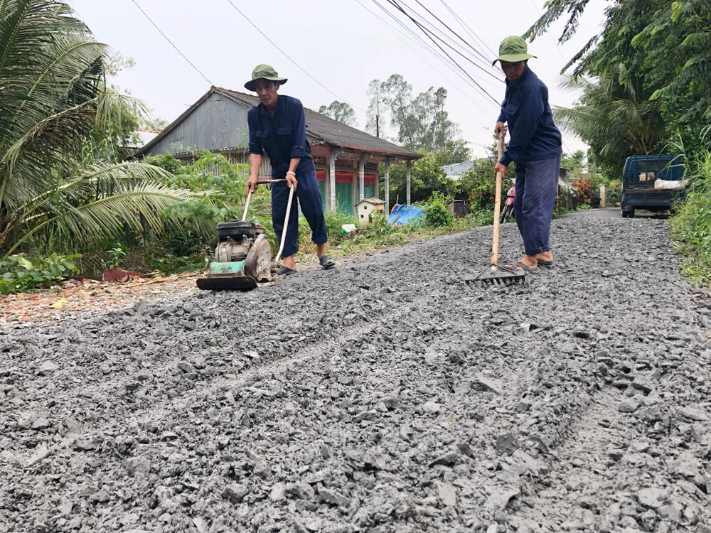 Người dân Lai Vung dọn đường sá đón ông Bảy trở về ảnh 5