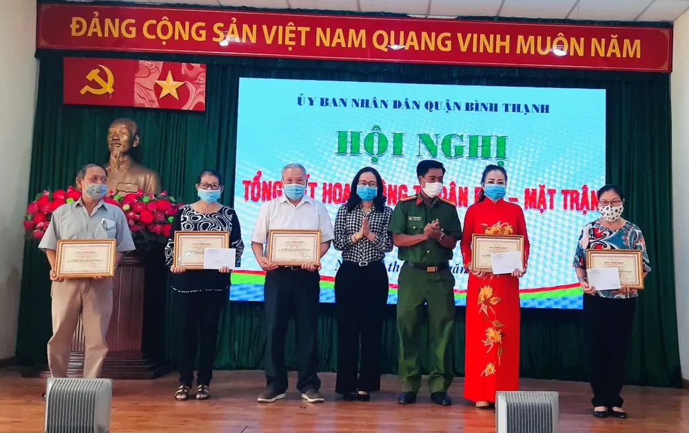 Biểu dương tổ dân phố - mặt trận tiêu biểu