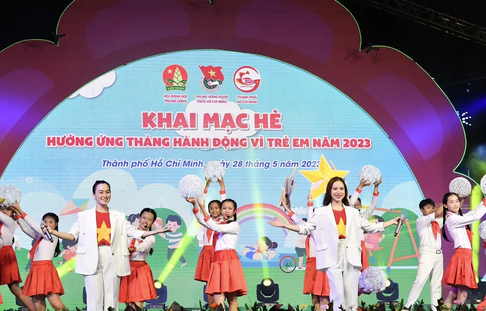 Mùa hè năm 2023 được khai mạc trong không khí vui tươi, bổ ích. Ảnh: VIỆT DŨNG