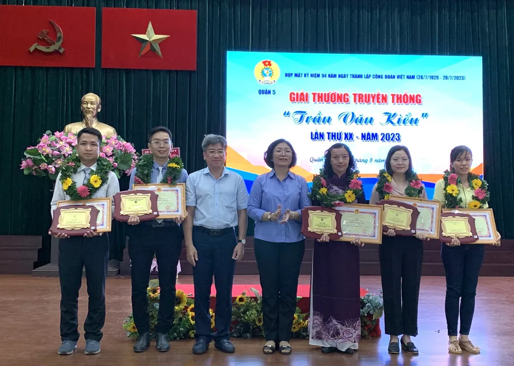 5 cá nhân nhận Giải thưởng Trần Văn Kiểu lần thứ 20 năm 2023