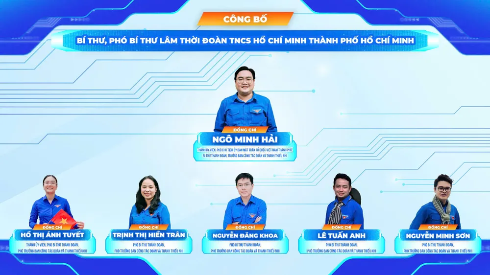 Bí thư và 5 Phó Bí thư Thành đoàn TPHCM được Ban Bí thư Trung ương Đoàn cũng chỉ định Hinh TN 2.jpg