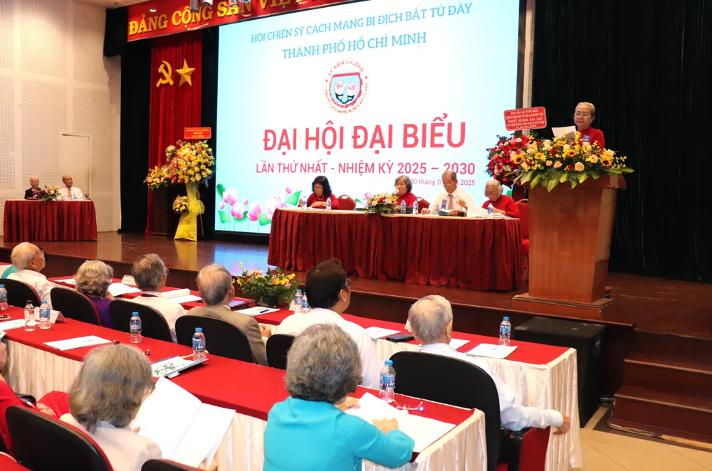 Đại biểu dự Đại hội đại biểu Hội Chiến sỹ cách mạng bị địch bắt tù đày TPHCM lần thứ I