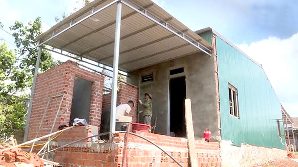 德农省数百间房屋已获修葺、重建。