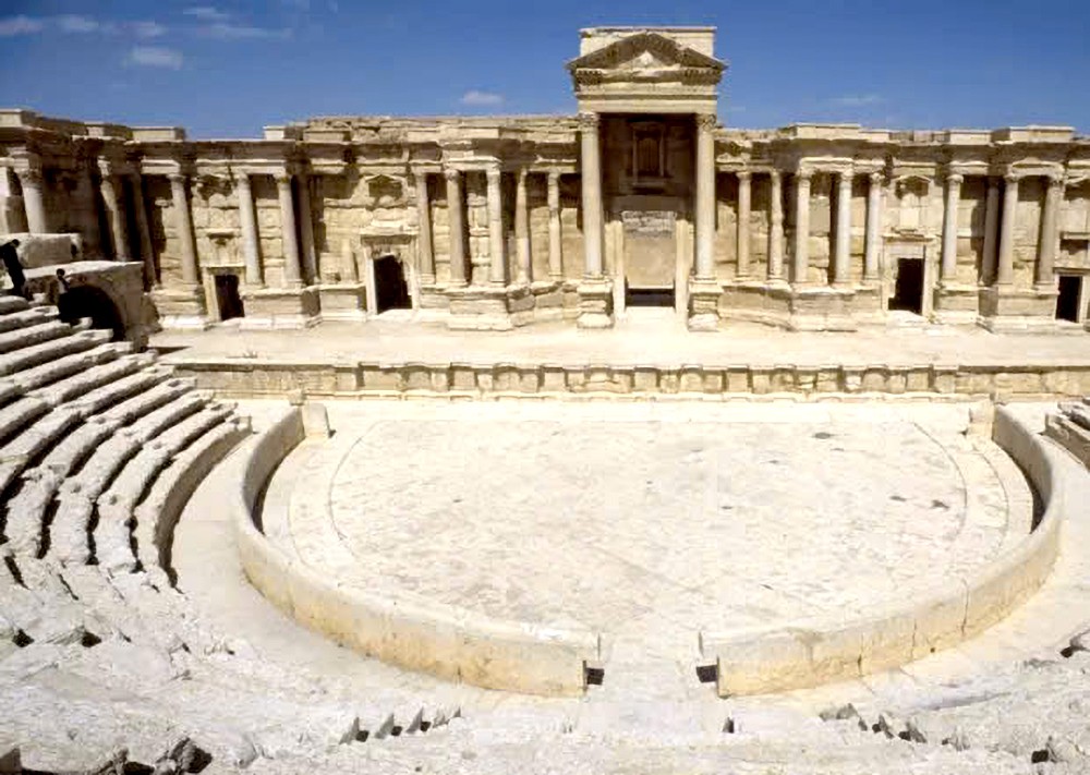 帕尔米拉古城遗址。