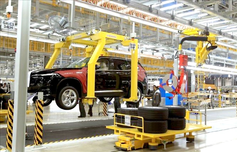 温纳集团旗下位于海防市吉海的温捷汽车生产厂。