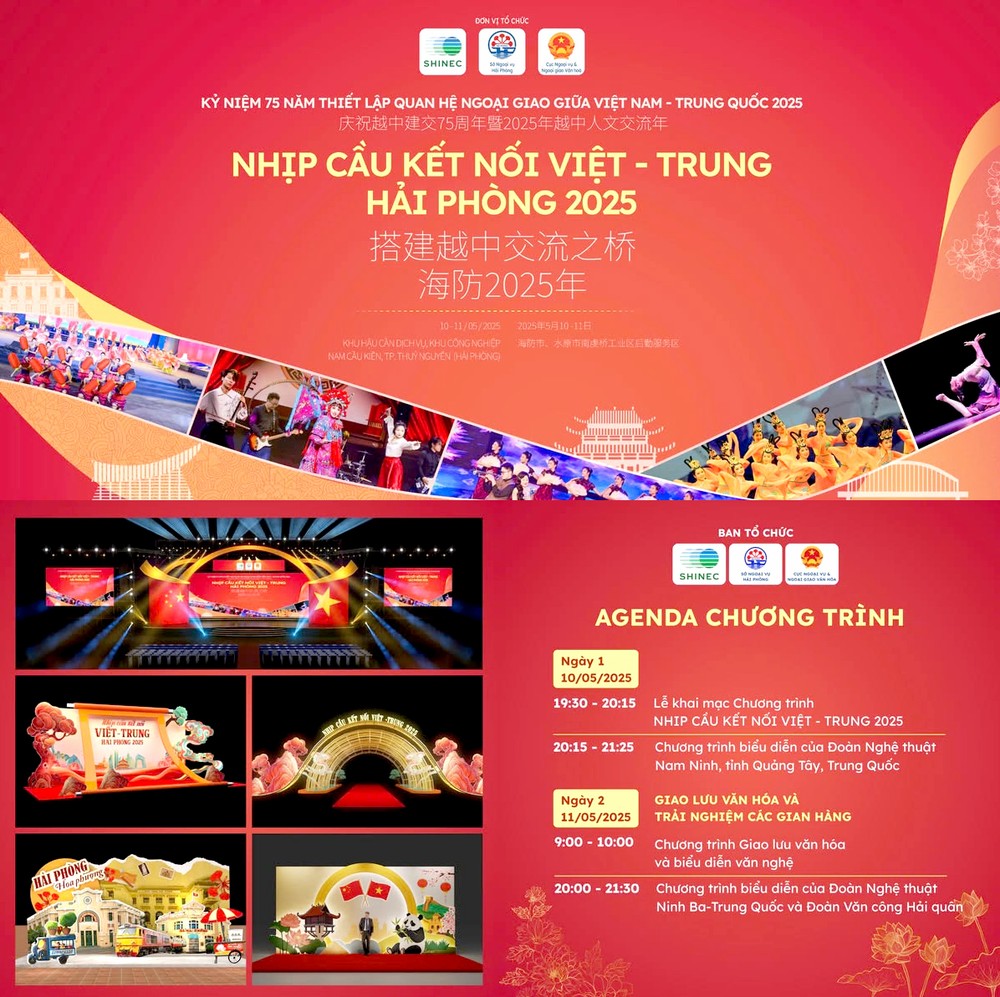 “2025年海防越中连接桥”活动开幕