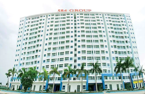 584 Group một thời được xem là CP hấp dẫn với nhiều dự án đẹp, nhưng hiện cũng đang đứng trước cảnh nợ nần và bị hủy niêm yết. Ảnh: LONG THANH