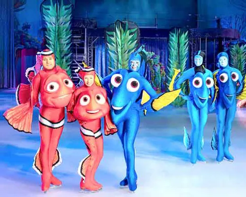 Các nhân vật xuất hiện trong Disney On Ice.