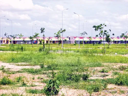 Hạ tầng kỹ thuật Khu đô thị Long Hưng đang được hoàn thiện.