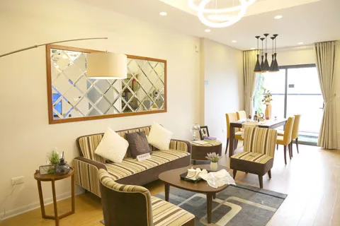 Căn hộ Goldsilk được thiết kế theo phong cách châu Âu sang trọng và ấm áp