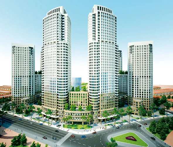 Phối cảnh dự án Nam An Khánh của SJS.