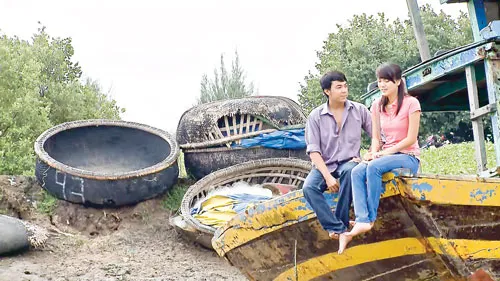 Một cảnh trong phim "Chuyện tình nơi mắt bão".