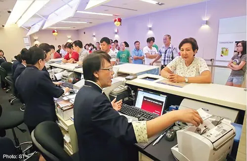 Giao dịch tại POSB.