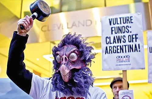 Biểu tình phản đối các quỹ kền kền ở Argentina. Biểu tình phản đối các quỹ kền kền ở Argentina.