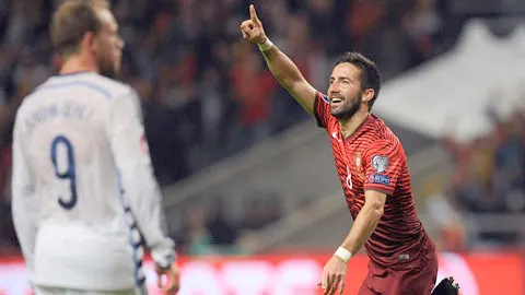 Moutinho ghi bàn duy nhất giúp Bồ Đào Nha giành vé dự VCK EURO 2016.