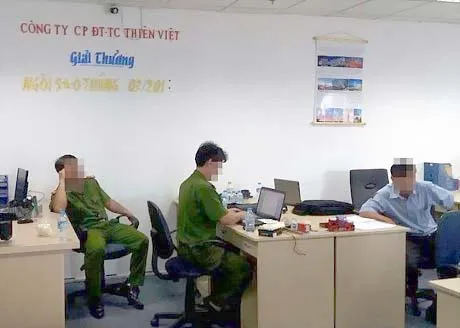 Công ty Thiên Việt chi nhánh TPHCM, trên đường Lý Tự Trọng, quận 1, TPHCM.